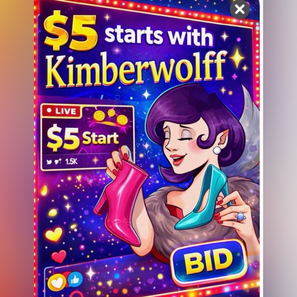 $5 starts Listed and unlisted